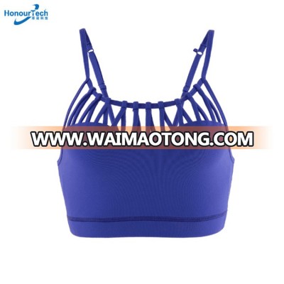 Women Active Wear Gym Wholesale Padded Bra Custom Elastic Sports Bra