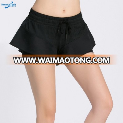 Hot Modern Women Polyester Crossfit Sports Trainer Running Yoga Marathon Skirt Shorts